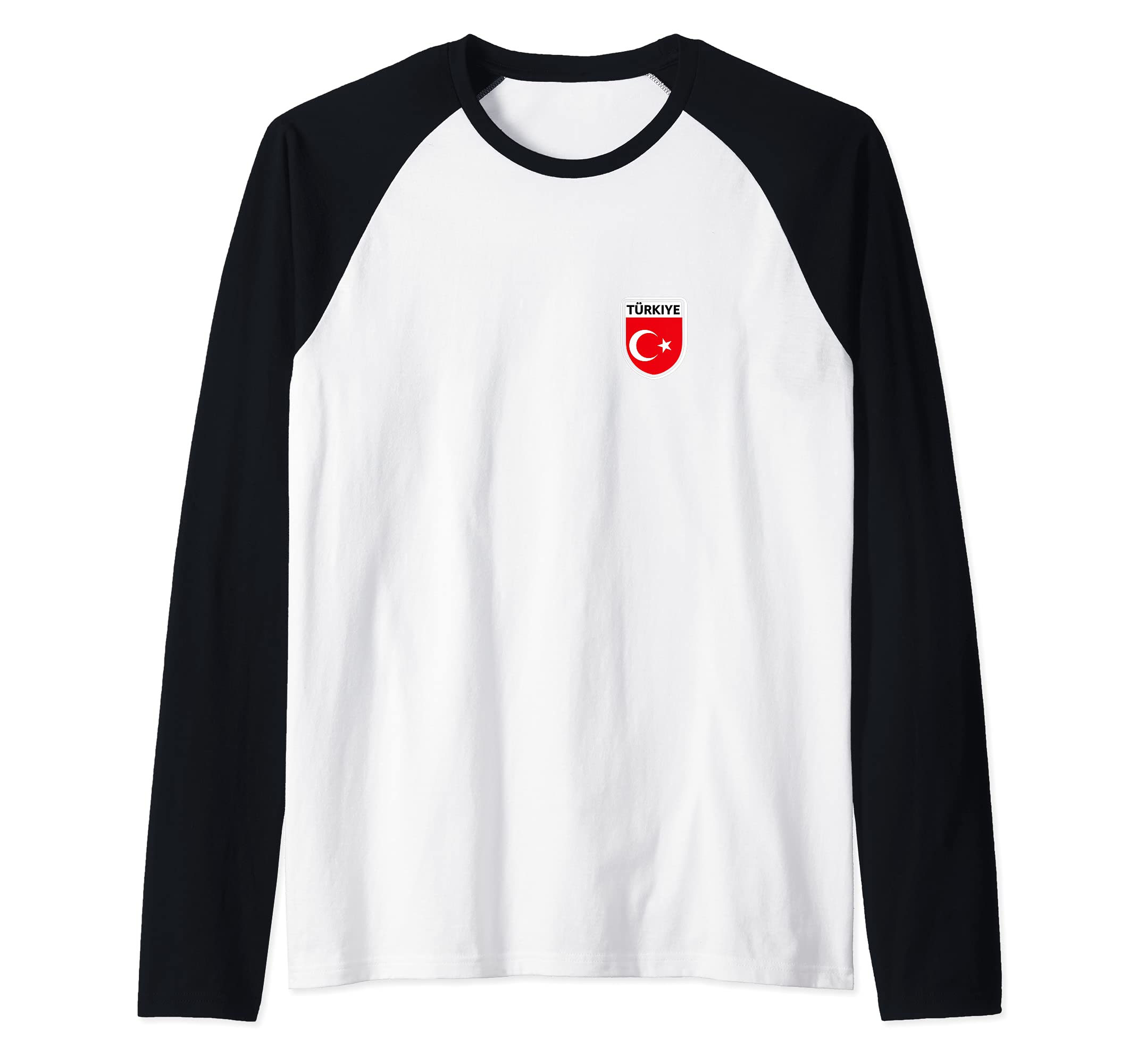 Flag Turkey Raglan Baseball Tee