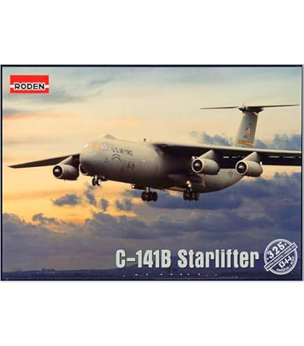 Amazon.com: Roden ROD331 1:144 C-141B Starlifter Polar Nine One