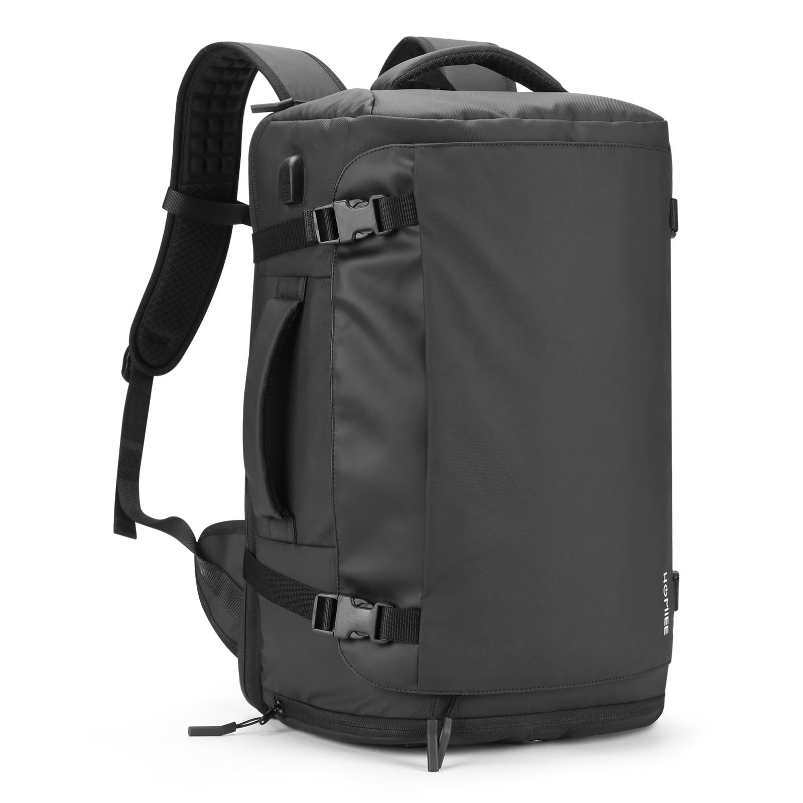 [HOMIEE] ビジネスリュック メンズ 大容量 40L 旅行 リュック 乾湿分離 トラベル バックパック シューズ収納 撥水 3WAY リュックサック 17.3型パソコン 機内持ち込み 15.6インチPC USBケーブル付きカバン 通勤 通学 防災商品画像