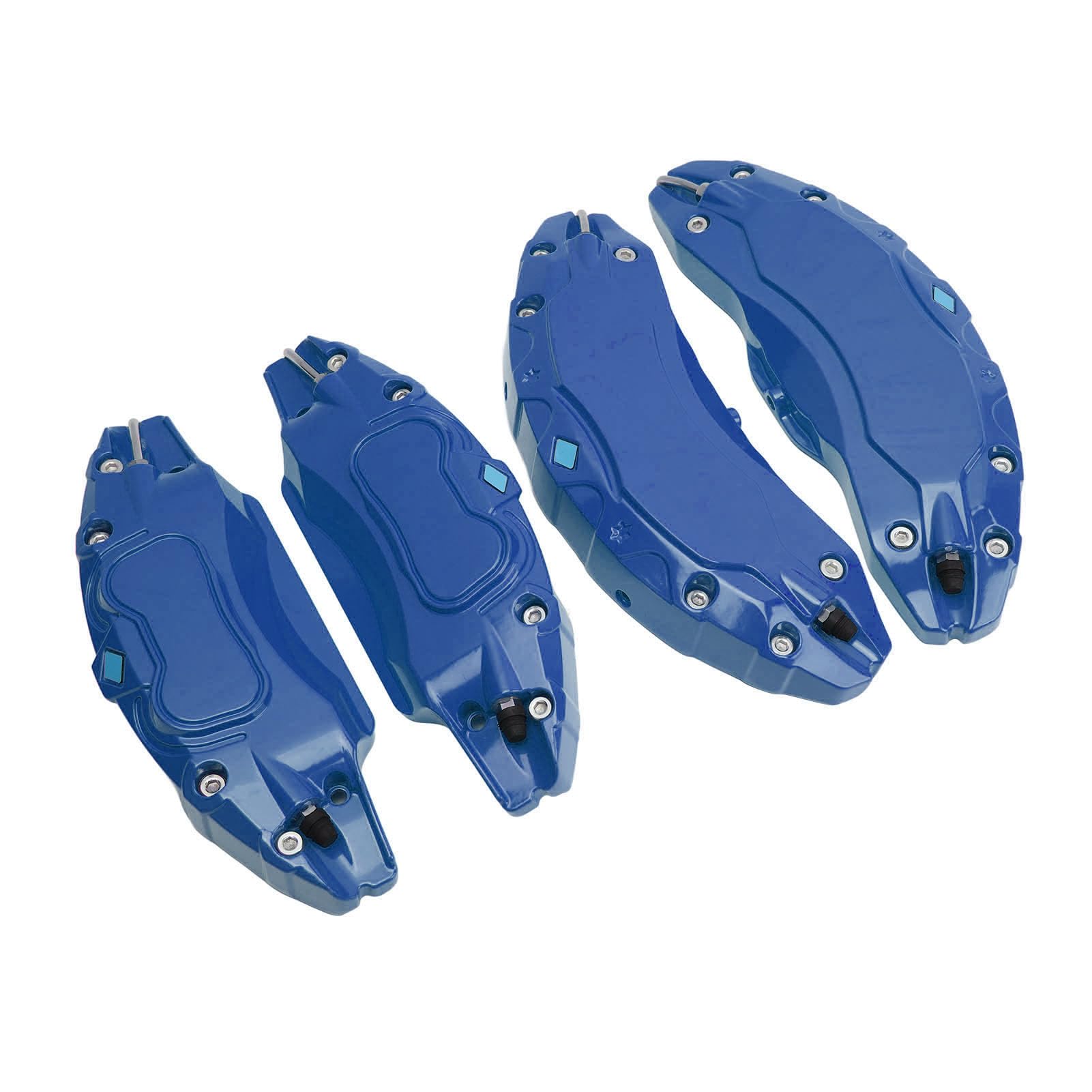 Photo 1 of Brake Caliper Cover, Caliper Trim Bright Color Stylish High Strength 4PCS for Model Y 19 20in Wheels Hub (Blue)