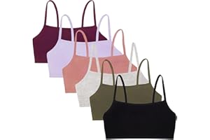 Fruit of The Loom Womens Spaghetti Strap Cotton Pullover Sports Bra, 3-packSports Bra