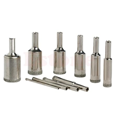 Generic 10pcs/lot 3mm-20mm Diamond Hole Saw Tile Ceramic Glass Marble Coated Drill Bit MAR13_0