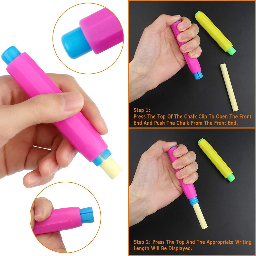 10 Pcs Kreidestifte Halter Kreide Holder Chalk Holders Kreide Clip Kunststoff Kreidehalter Kreide Cover Kreidestifte Holder Kinder Kreidehalter Kreideabdeckung Fur Buro Schule Kinder Lehrer 5 Farbe Amazon De Burobedarf Schreibwaren