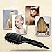 Hair Straightening Brush,ROZIA Diamond Infused Ionic Straight Unique Repair Hair Function Smoothing Digital Ceramic Heating Iron- Innovative Hair Straightener Anti-Scald