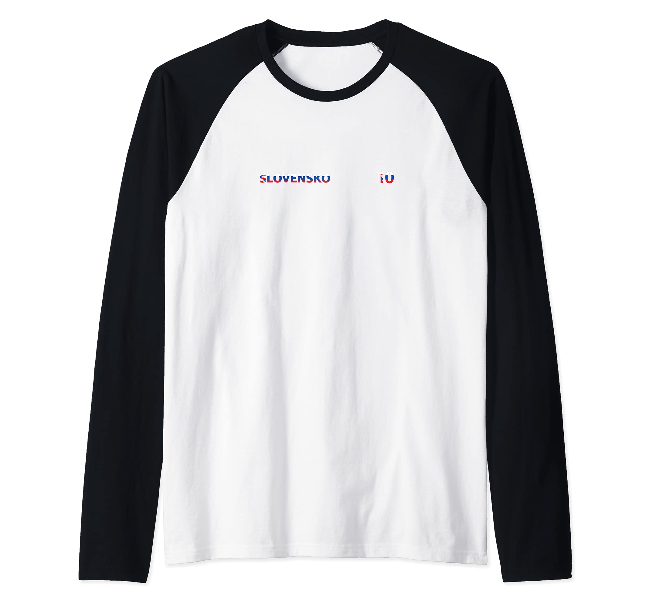 Flag Slovakia Raglan Baseball Tee