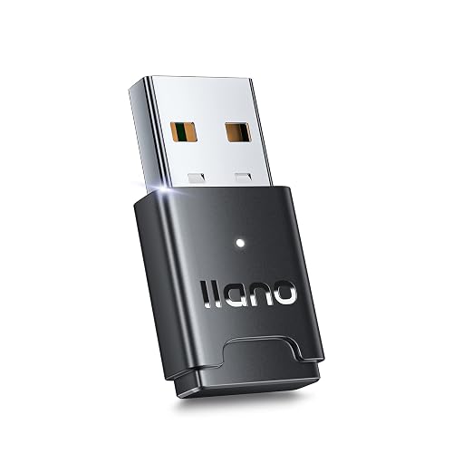 Bluetooth 5.3 Adapter For PC – USB Dongle For Windows 11/10, Connect Keyboard, Mouse, Headphones & More