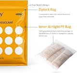 wisedry Silica Gel Sachets 112g 4 Packs Orange Indicating Desiccant for Filament view 9