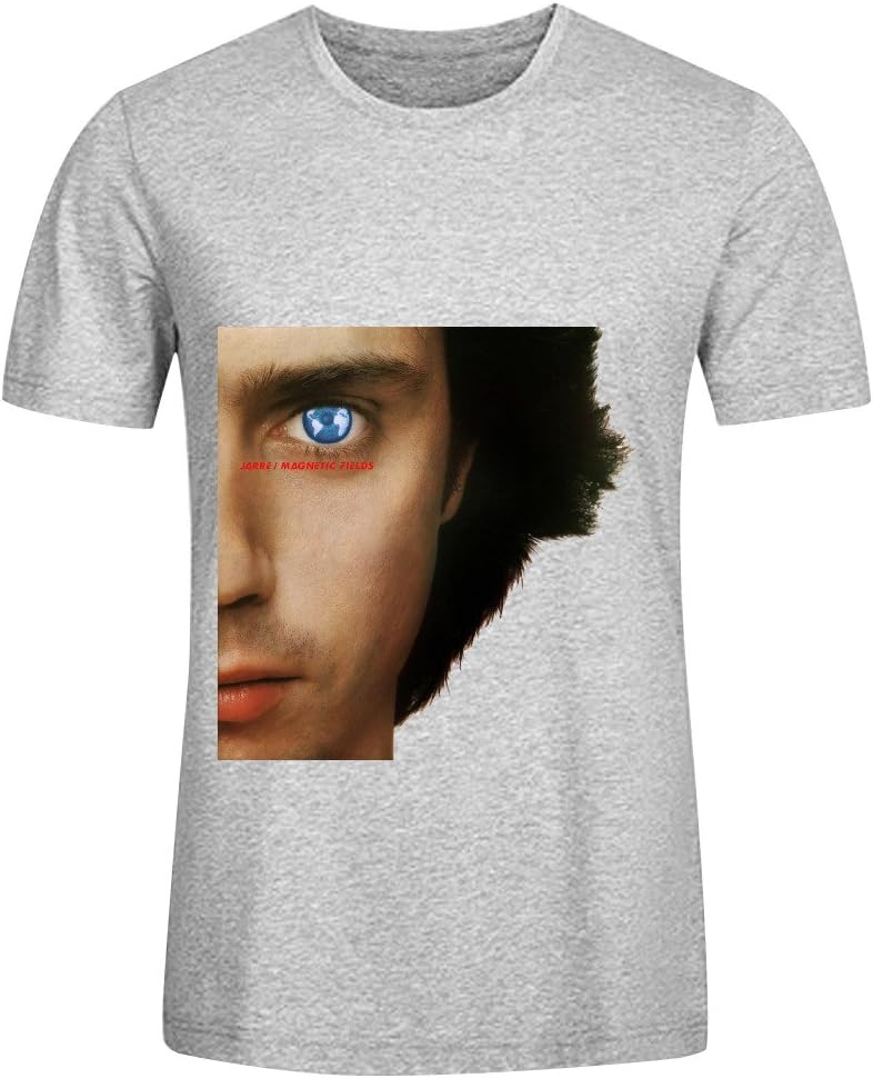 Jean Michel Jarre Les Chants Magntiques Tour 80s Men O Neck Cotton Tee Shirts