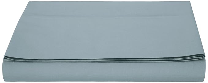 AmazonBasics Bettlaken, Mikrofaser, 180 x 290 + 10 cm - Blau