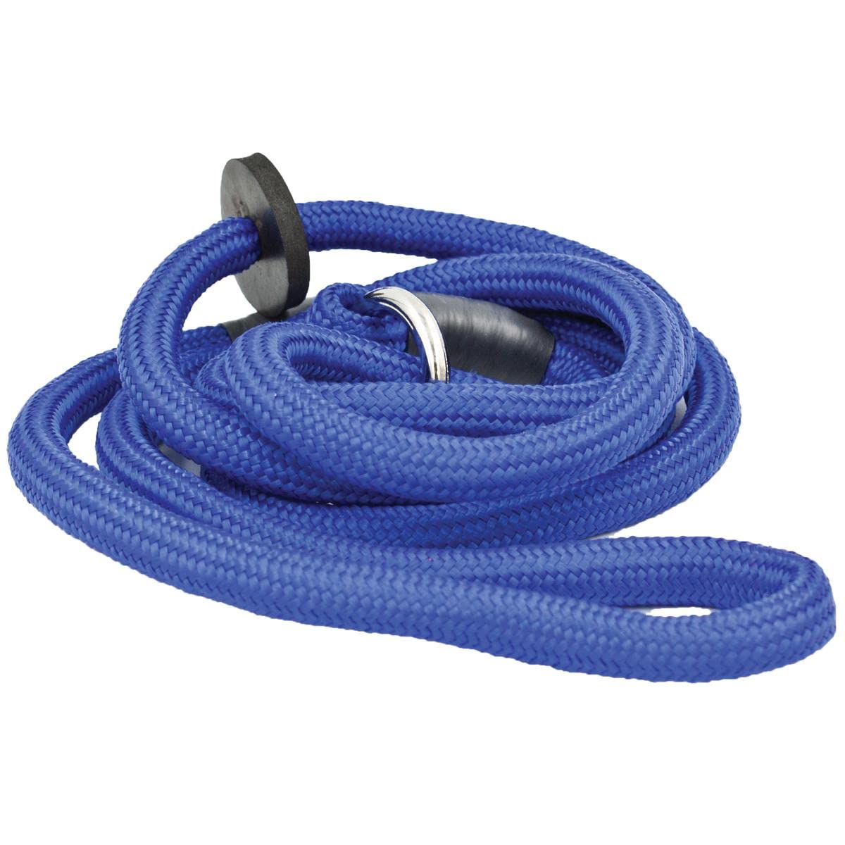 Bisley Dog Lead - Super Six- 6mm Braid Dog Slip Lead (Blue)