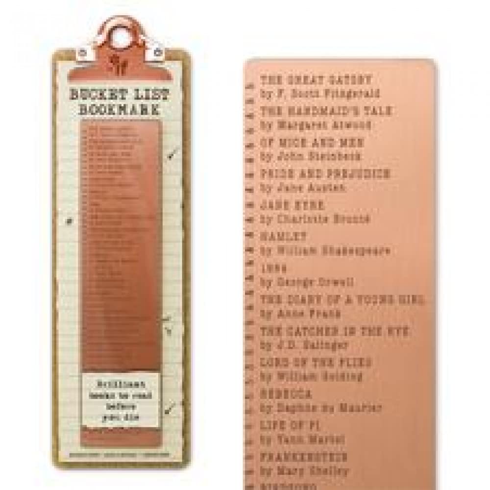 Bucket List Bookmark