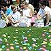 100 Toy Filled Easter Eggs, Decorative Eggs for Easter Egg Hunts, Community Hunts, Easter Theme Party Favor, Easter Decoration Filled with 10 Different Kinds of Toys