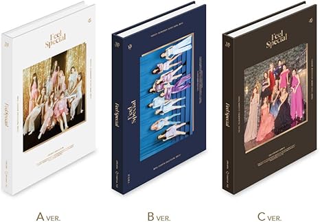 Amazon Com Jyp Entertainment Twice Feel Special Random Ver 8th Mini Album Cd p Photobook Lyrics Paper 5photocards Gold Photocard Pre Order Benefit Folded Poster Double Side Extra Photocards Set Home Kitchen
