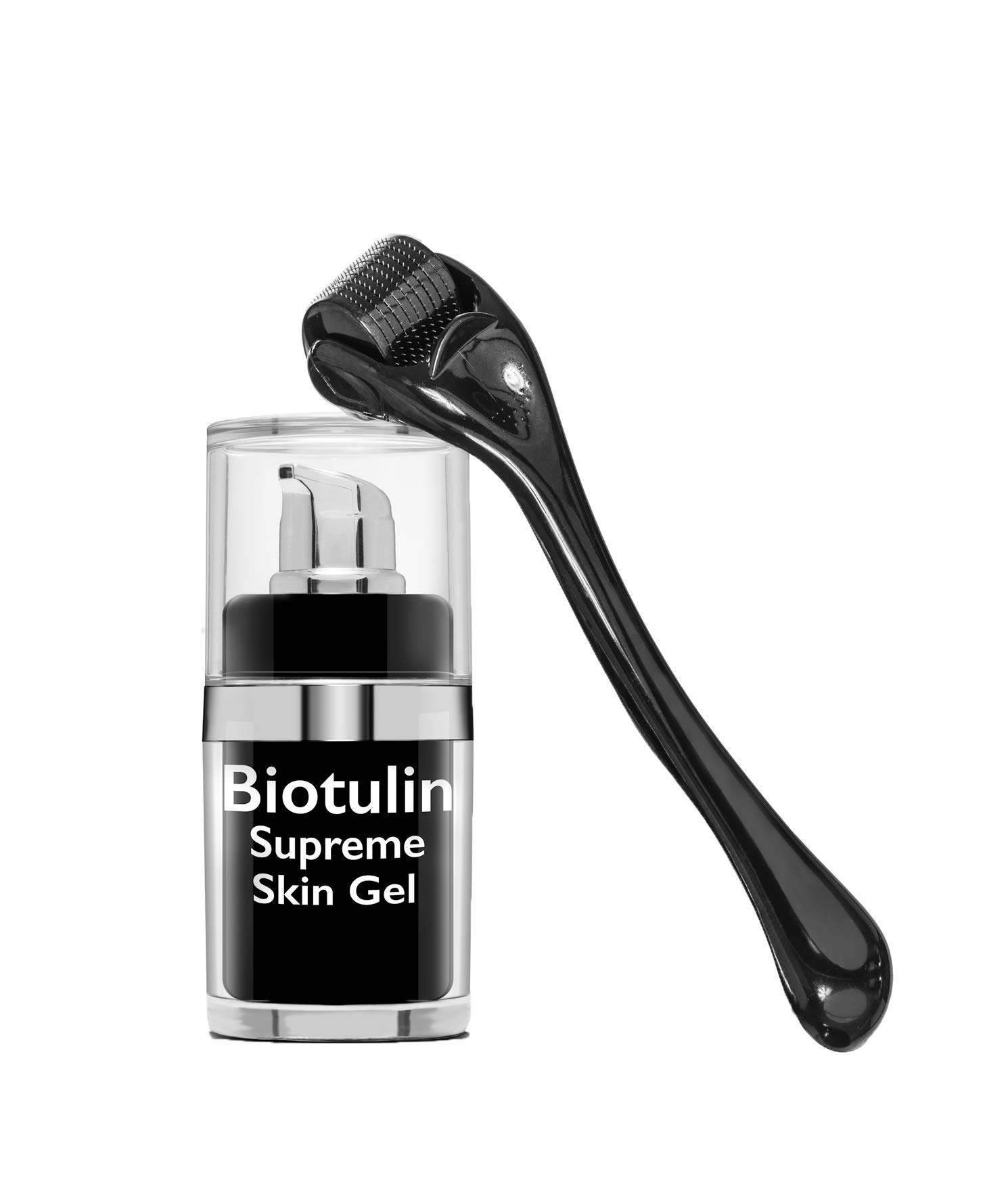 Biotulin Supreme Skin Gel + Skinroller -15ml - Anti Wrinkle Serum - Hyaluronic Acid - Anti Aging Ingredients