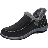 Orthofeet Women's Orthopedic Leather Lorin Hands-Free Slipper