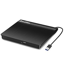 Rioddas External CD/DVD Drive for Laptop, USB 3.0