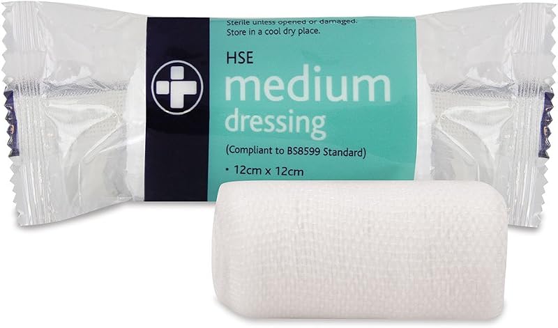 Reliance Medical Medium Sterile HSE Dressing 12x12 cm Pack of 10 Individually