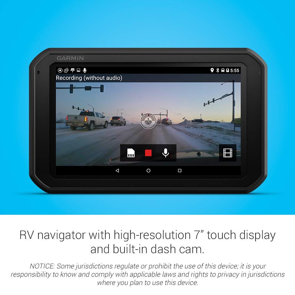 Garmin RV 785 & Traffic, Advanced GPS Navigator for RVs +Builtin Dash