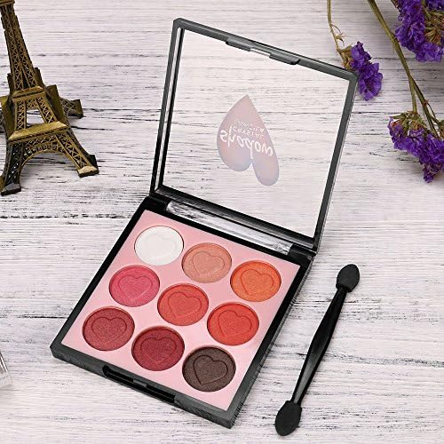 9 Color Pearl Glitter Eye Shadow Powder Palette Matt Eyeshadow Cosmetic Makeupp