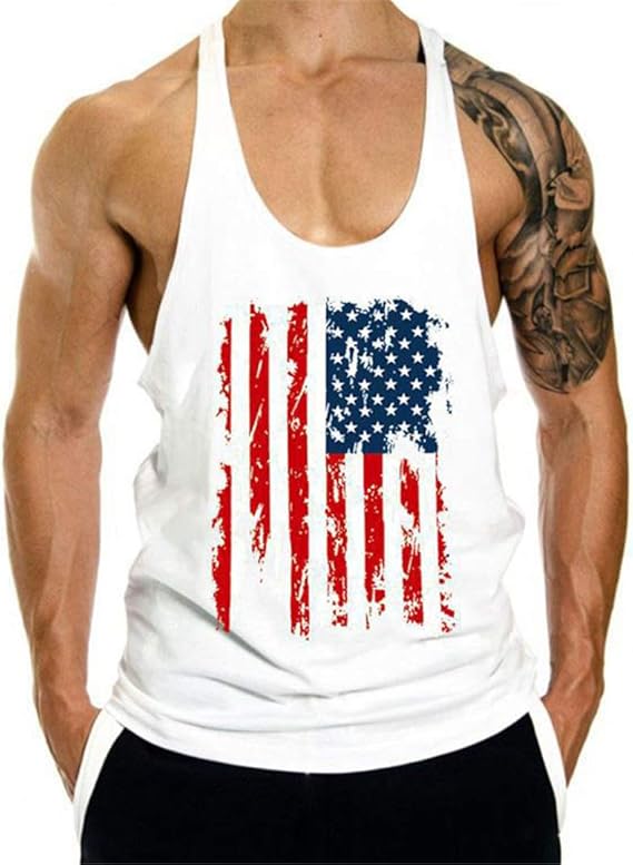 Herren Tank Top Glänzend - Bodybuilding Muskelshirt Aus Nylon/Spandex Für Training & Fitness