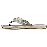 Sperry Women's Parrotfish Flip Flop, Light Grey, 6.5
