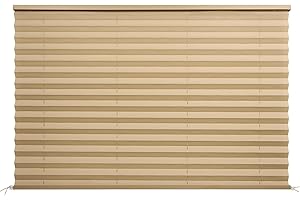 funomo RV Window Blinds Camper Shades - 38" W x 24" L RV Pleated Shades for Windows, Privacy, and UV Protection Shade for Travel Trailers, Cappuccino