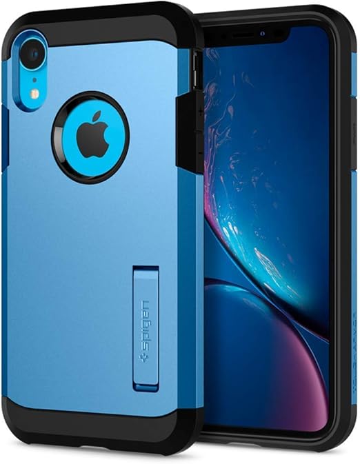 Amazon Com Spigen Tough Armor Designed For Iphone Xr Case 18 Blue