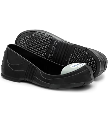 IMPACTO® TURBOTOE Steel Toe Cap Overshoes White Toe Sml M6-8