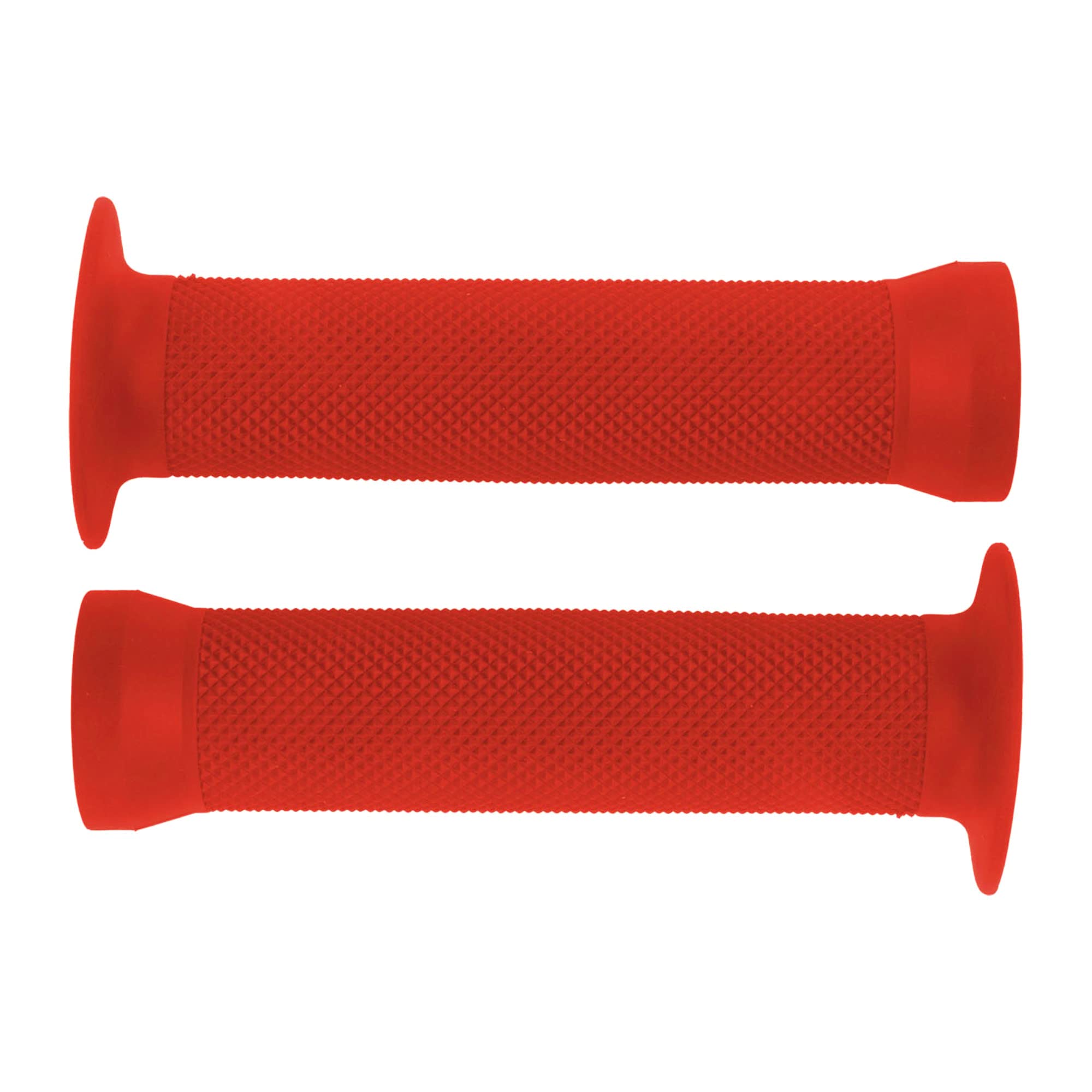 cyclingcolors Bike Handle 130 mm Rubber Quality Texture BMX Freestyle Dirt Diameter 22 mm (Red)