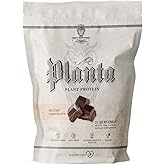 Ambrosia Planta - Plant-Based Protein Powder 20g | Dairy Free Vegan Protein Powder with BCAA Amino Acids | Keto-Friendly, No Added Sugar | 25 Servings | Melted Chocolate