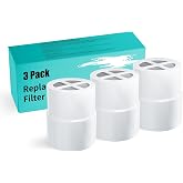 Shower Head Filter Replacement Compatible with Jolie, Mist&amp;aguacero,3-Pack | Compatible with Jolie, Mist&amp;aguacero showerheads. Features KDF with Vitamins C &amp; E. Durable structure.