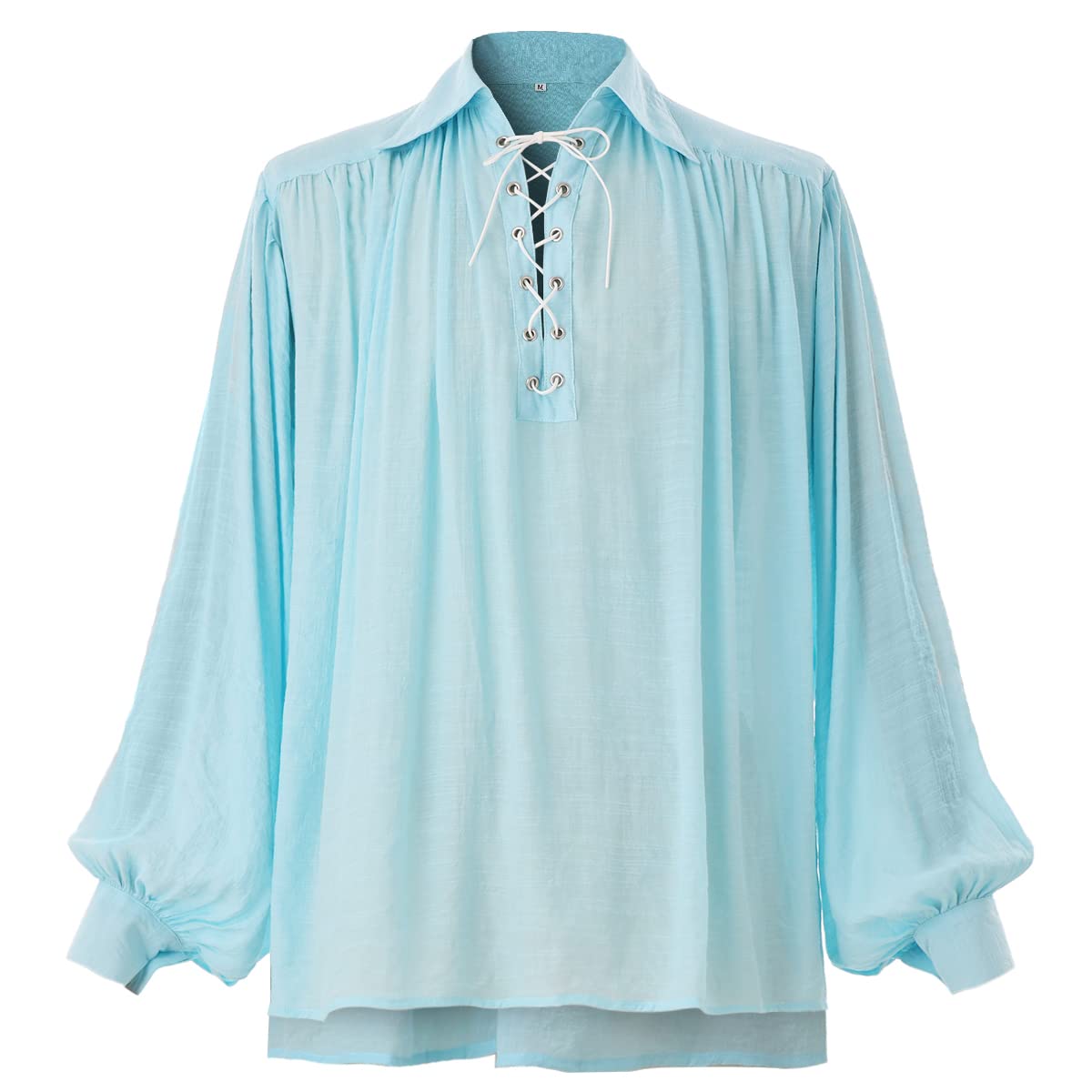 GRACEART Medieval Poet's Pirate Oversized Shirt Renaissance Festival Outfit Casual Wear Tops for Men or Women