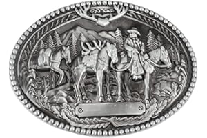 Horse Belt Buckle for Men, Punk Horse Oval Belt Buckle, Horses Rider Belt Buckle, Western Cowboy Belt Buckle
