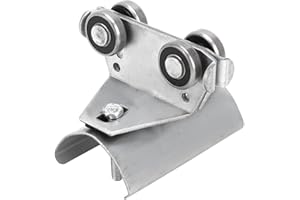 Track Roller Wheels Trolley, 4 Wheel Trolleys Assembly Rollers, Strut Trolley Assembly for Electric Hoist, 24mm Pulley Diamet