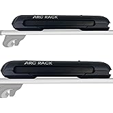 18" Small Multi-Purpose Roof Car Carrier, Transport 2 Ski's, 2 Snowboards, 4 Fishing Poles.. Carry Cargo Box/Kayak Rack on one Side While securing Your Ski or Fishing Poles.(Black, Small)