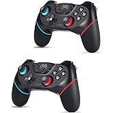 Lyyes Switch Controller, Wireless Pro Controller Joystick Compatible with Switch/Lite/Switch 2, 2 Pack