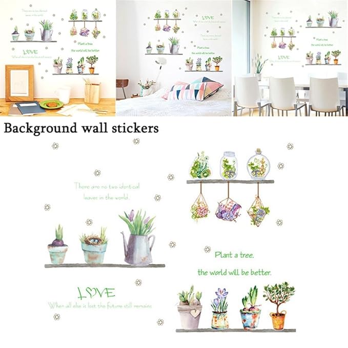 Anna-neek 2pcs Papel Pintado Pegatinas, PVC Favorable Espesar ...