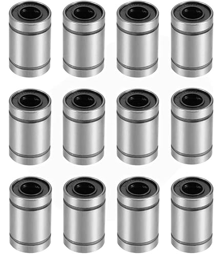 2 Roulements Linéaires LM5UU - Alésage 5mm, Diamètre Extérieur 10mm, Longueur 15mm - Pour CNC, Imprimante 3D