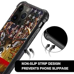 TnXee Compatible with iPhone 14 Case,Deer Hunting
