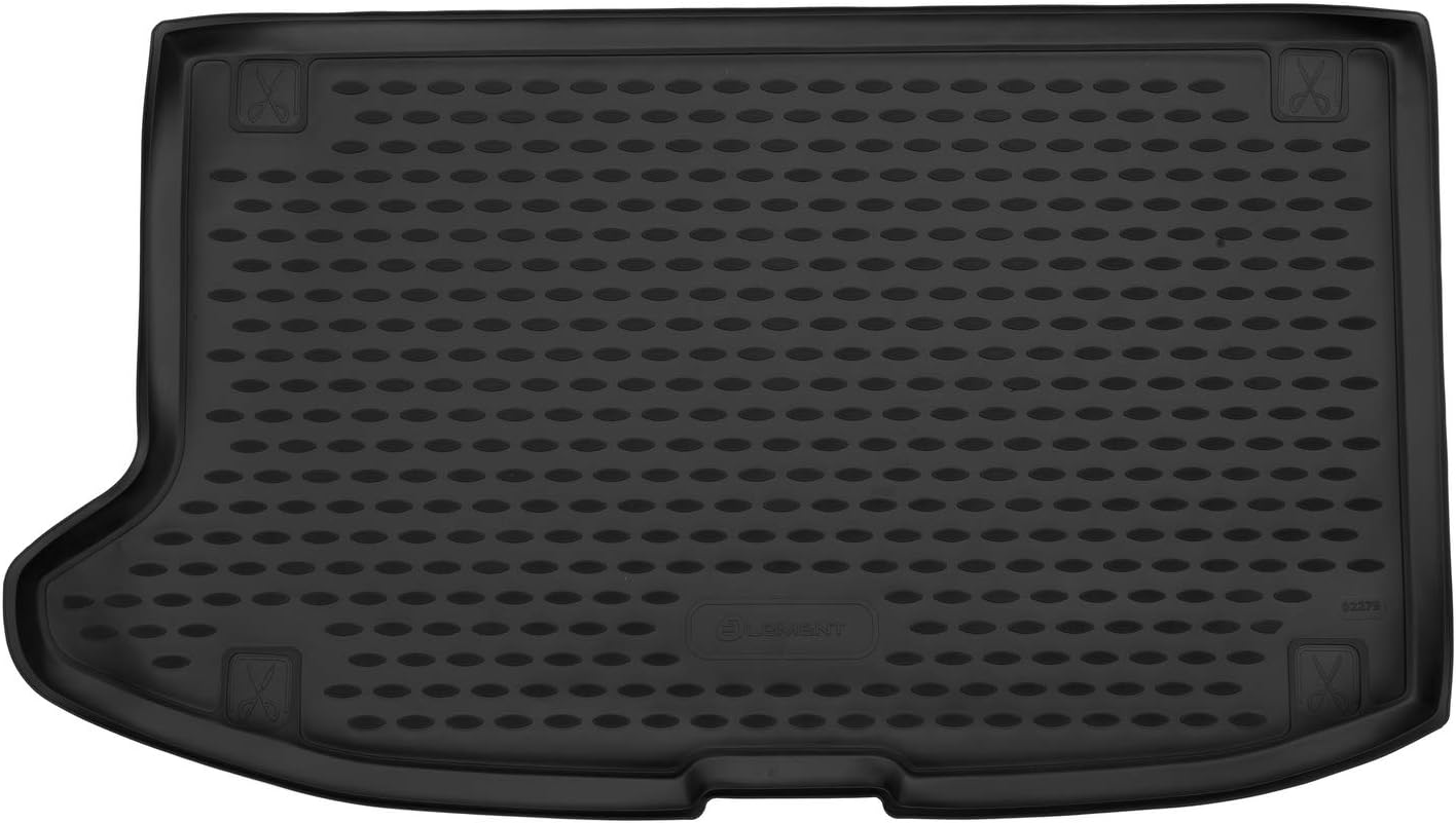 Element Tailored Fit Rubber Boot Liner Protector Mat for KIA Soul, 2019->, Cross, 1 pcs.