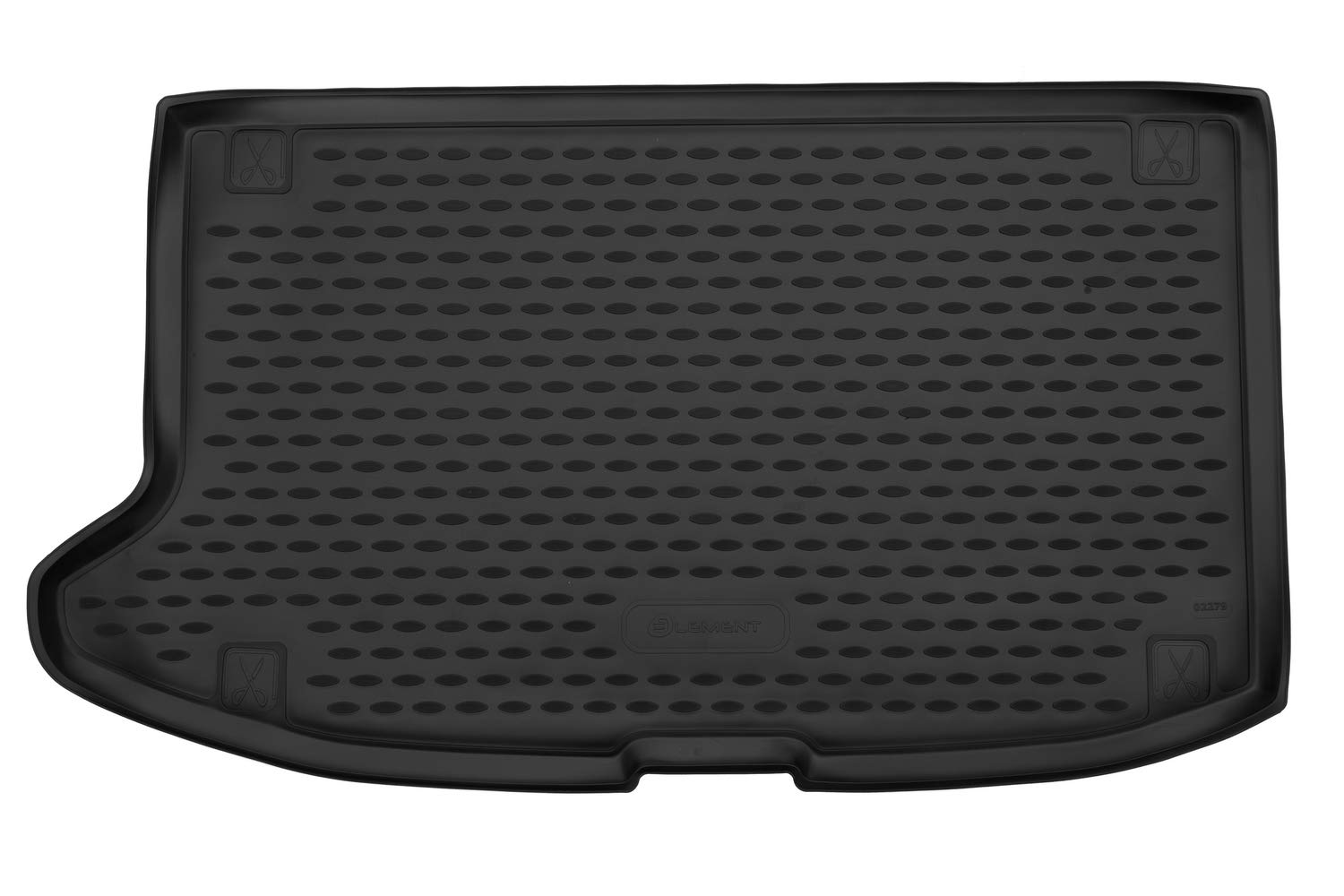 Element Tailored Fit Rubber Boot Liner Protector Mat for KIA Soul, 2019->, Cross., 1 pcs.