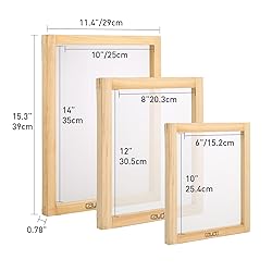 Caydo 54 Pieces Screen Printing Kit with 50W LED UV