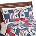 Americana Stars and Stripes Red White Blue Pillow Sham