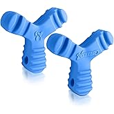 Chewies for Invisalign Aligners, Orthodontic Aligner Chewies Durable Aligner and Retainer Tray Seaters Medical Grade Silicone (Pack of 2) (Blue)