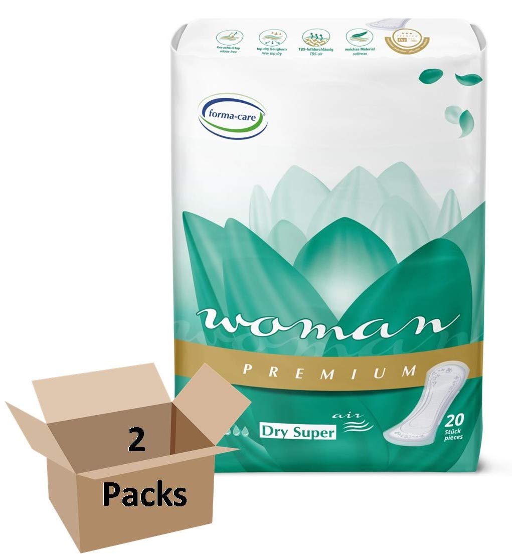 Forma-Care Incontinence Pads for Women Super Absorbent 815mls (40pk) - Comfortable, Thin Pads Allow You to Live Life with Confidence