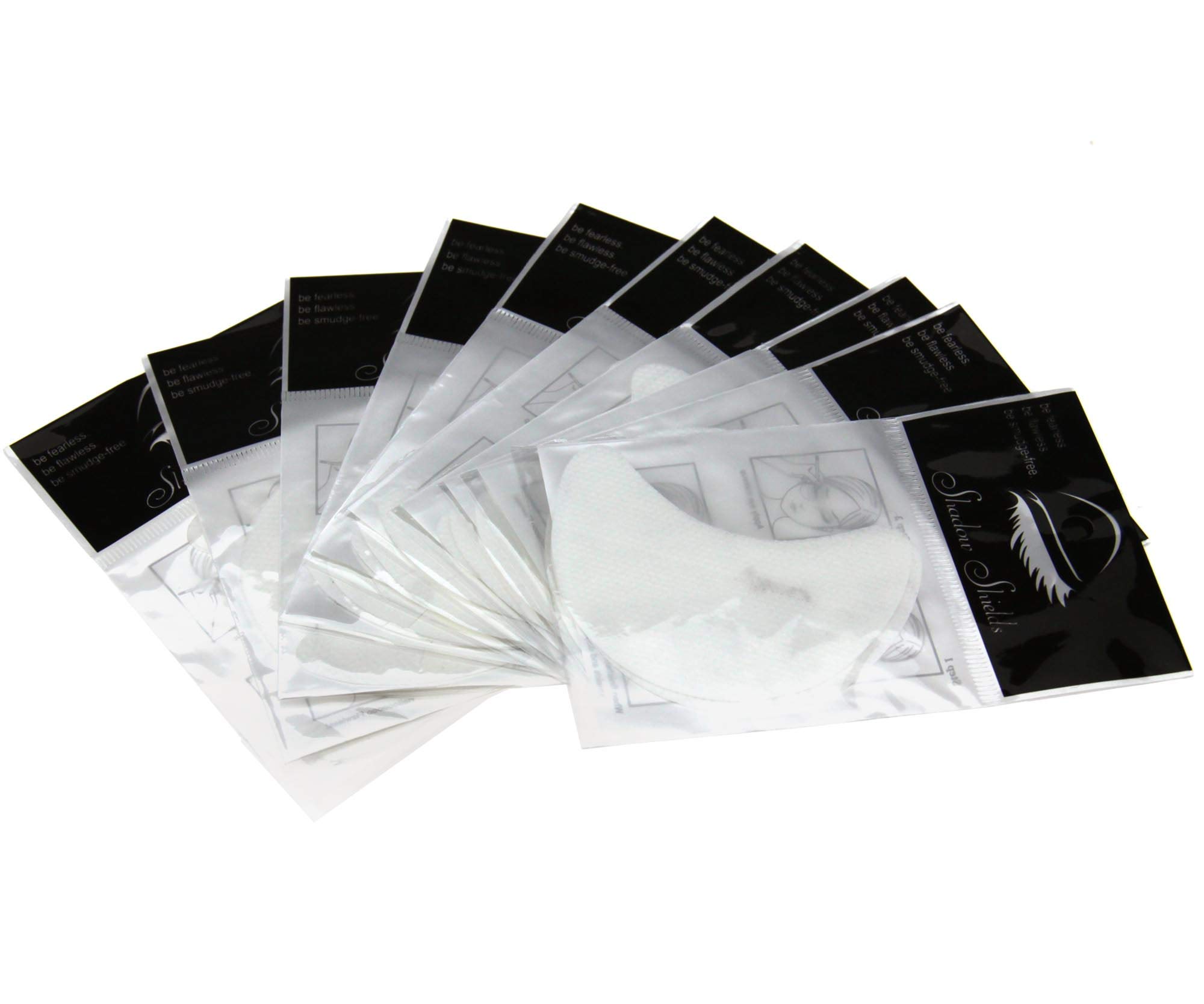 YINETTECH Eye Shadow Shields 10 Pairs Eye Makeup Protector Shadow Shields Mascara Eyelash Guard Protector Cosmetic Application