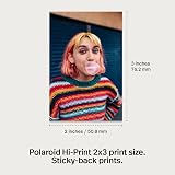 Polaroid Hi-Print Paper 2x3 Paper Cartridge 60 Sheets Sticky Back view 3