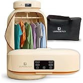 Portable Clothes Dryer for Travel &ndash; Compact Foldable Electric Drying Machine with Dry Bag &amp; Timer &ndash; Fast-Drying for Apartments, RV, Dorm &ndash; Clothes, Underwear, Socks &ndash; Quiet &amp; Energy Efficient