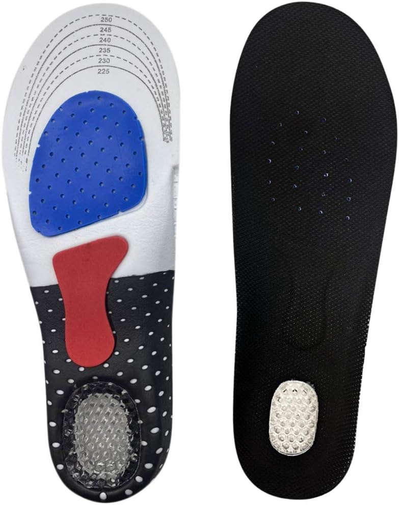 Amazon L S C インソール 衝撃吸収 中敷き 足底筋膜炎 土踏まず 扁平足 スポーツインソール かかとパッド 付き ジェルインソール L S C スポーツ用インソール