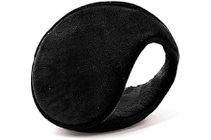 MOCOFO Classic Fleece Ear Muffs - Collapsible Behind-The-Head Winter Ear Warmers for Women and Men